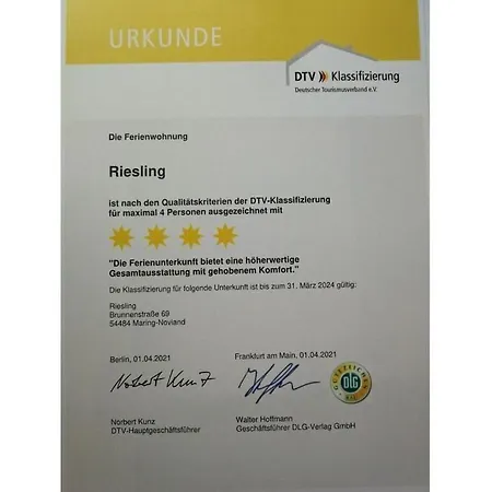 Muehlenhof - Riesling Holiday home Maring-Noviand